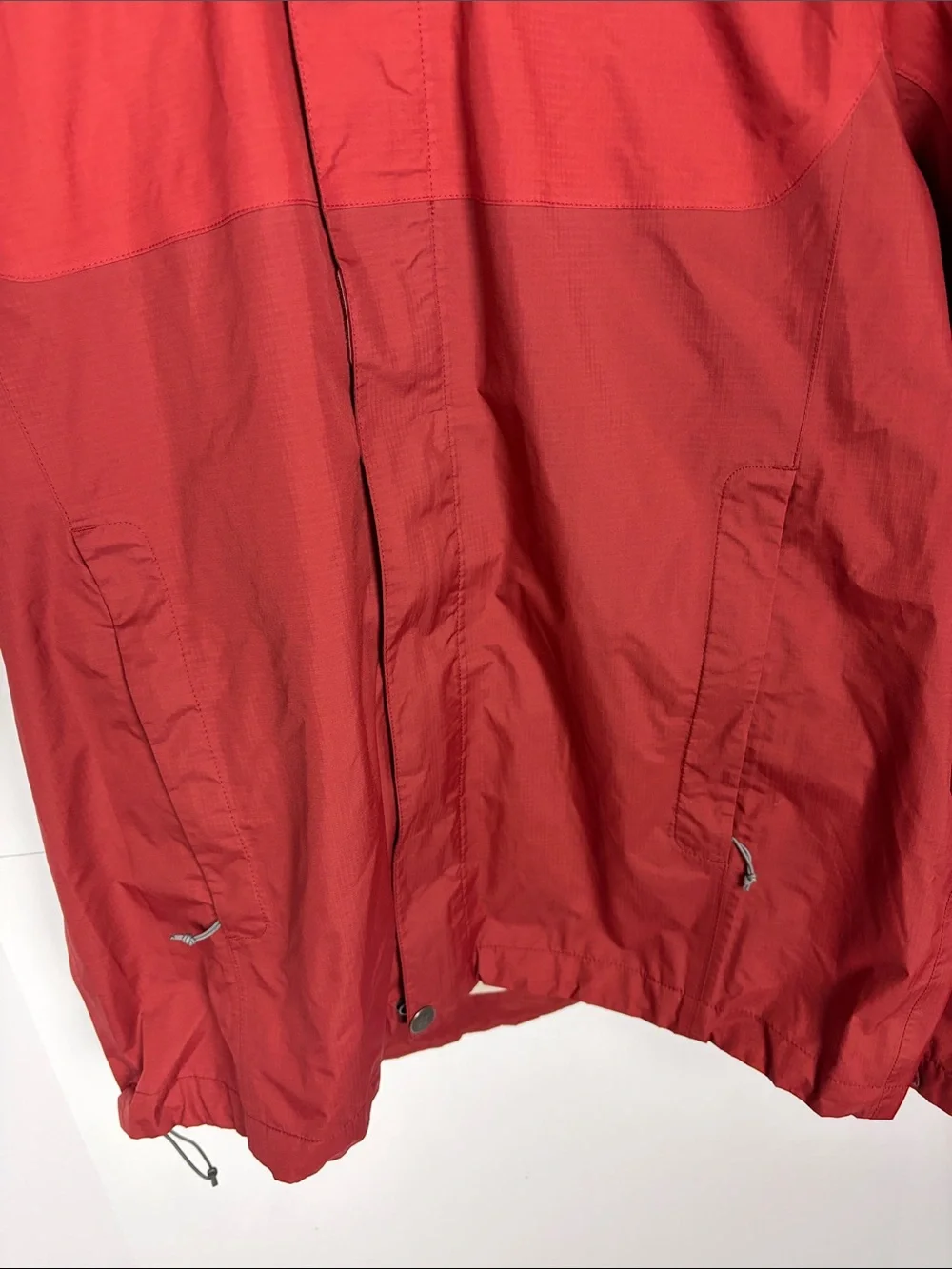 REI Co-op Waterproof Hooded Rain Jacket Red Men’s Medium Hiking